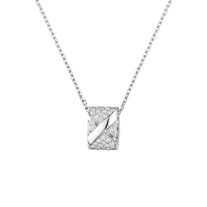 [baslovejewels]LIENS EVIDENCE DIAMOND PAVED NECKLACE