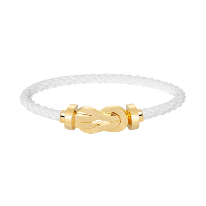 [baslovejewels]CHANCE LARGE 8 FIGURE BUCKLE NO DIAMOND BRACELET GOLD