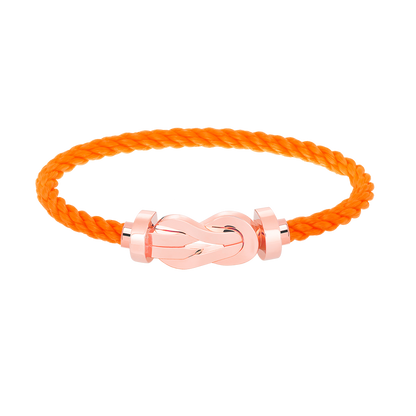 [baslovejewels]CHANCE LARGE 8 FIGURE BUCKLE NO DIAMOND BRACELET ROSE GOLD