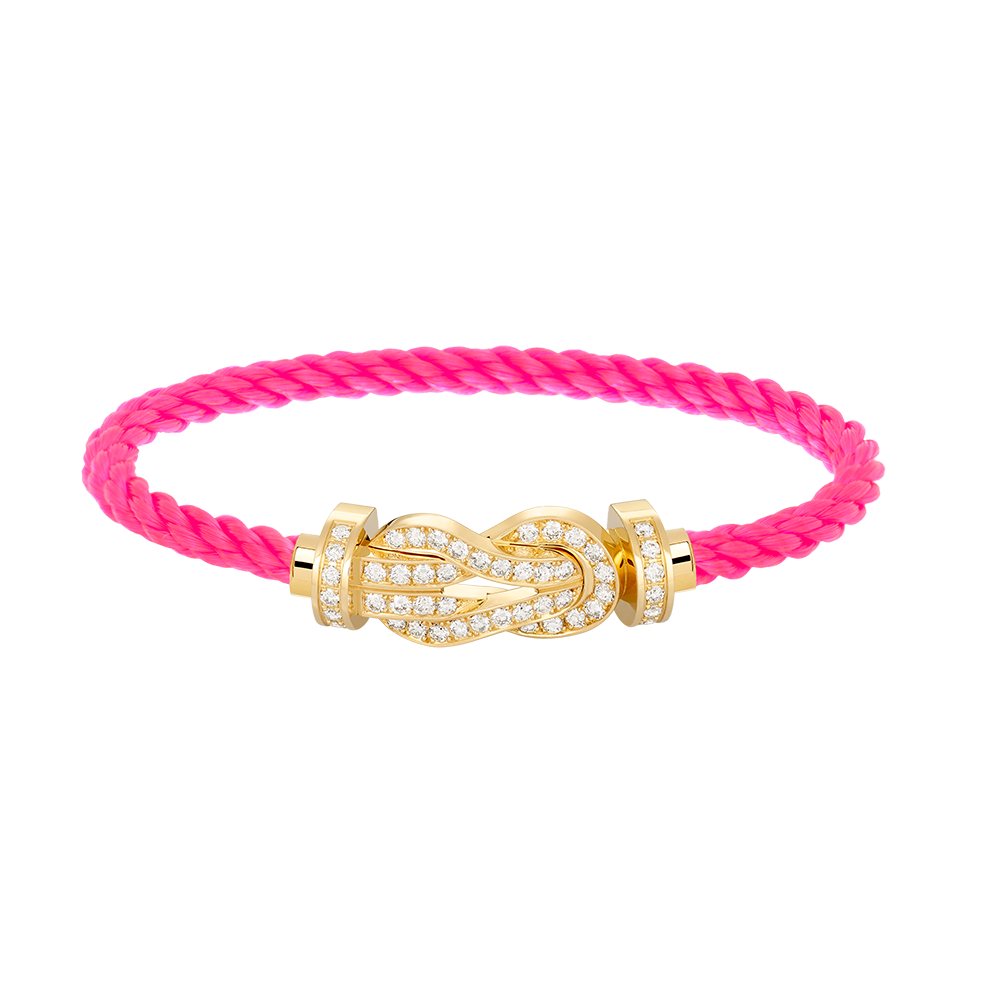 [baslovejewels]CHANCE LARGE 8 FIGURE BUCKLE FULLDIAMOND BRACELET GOLD