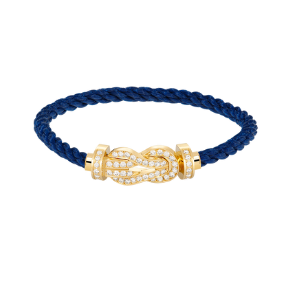 [baslovejewels]CHANCE LARGE 8 FIGURE BUCKLE FULLDIAMOND BRACELET GOLD