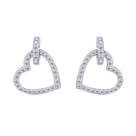 [baslovejewels]Dainty Heart Shape Earrings