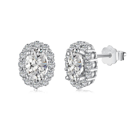 [AURORA]Delicate Unique Oval Cut Daily Earrings