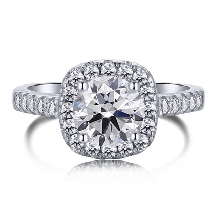 [baslovejewels]Dazzling Resplendent Round Cut Wedding Ring