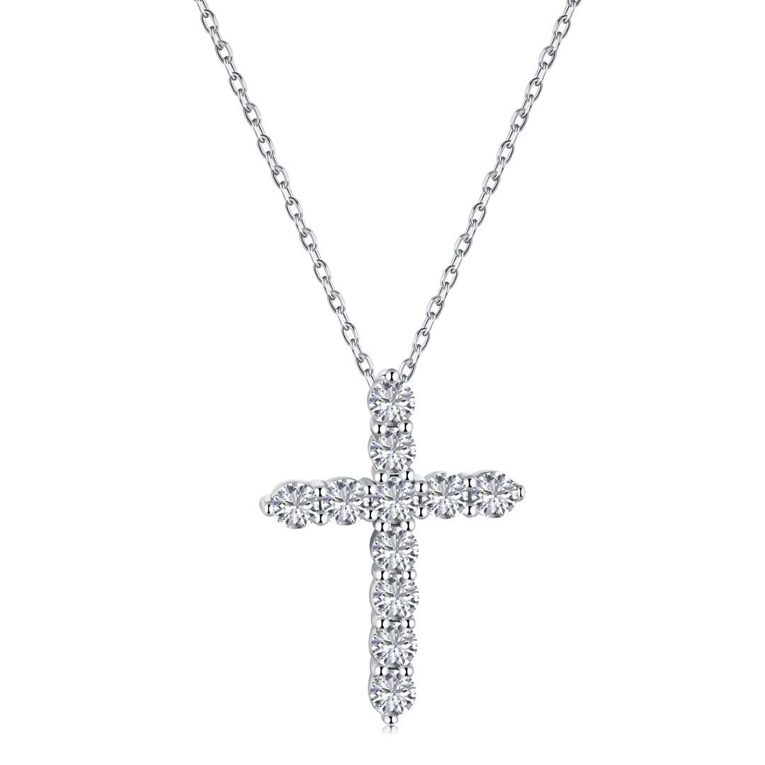 [baslovejewels]Unique Cross Shape Necklace