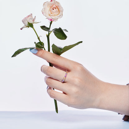 [AURORA]Dazzling Resplendent Round Cut Party Ring