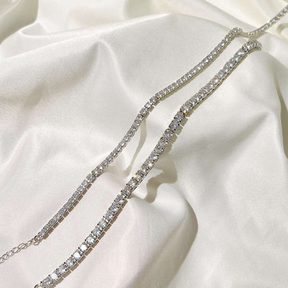 [baslovejewels]Elegant Tennis Chain Necklace