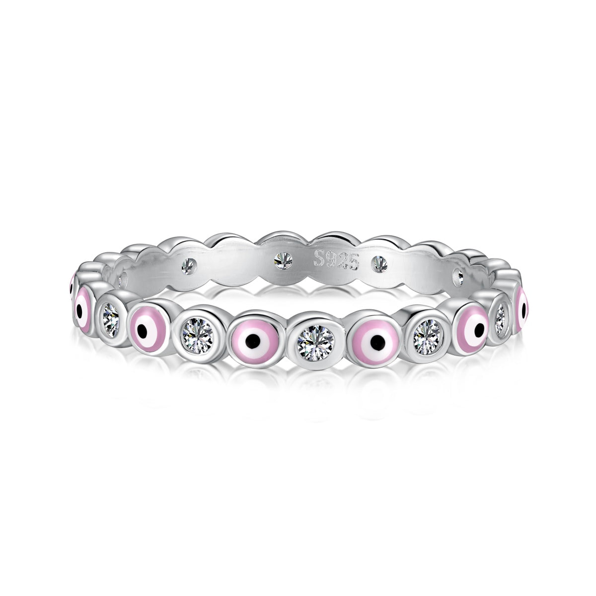 [baslovejewels]Sparkling Vibrant Round Shape Daily Ring
