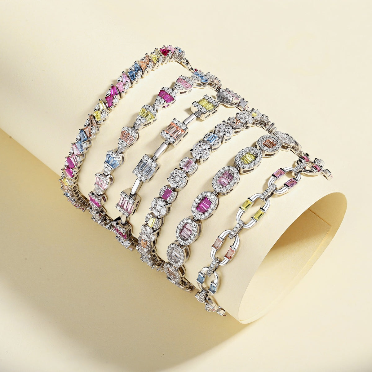 [AURORA]Dazzling Colorful Daily Bracelet
