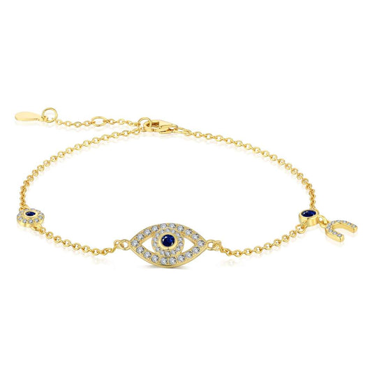 [baslovejewels]Dainty Eye Shape Necklace