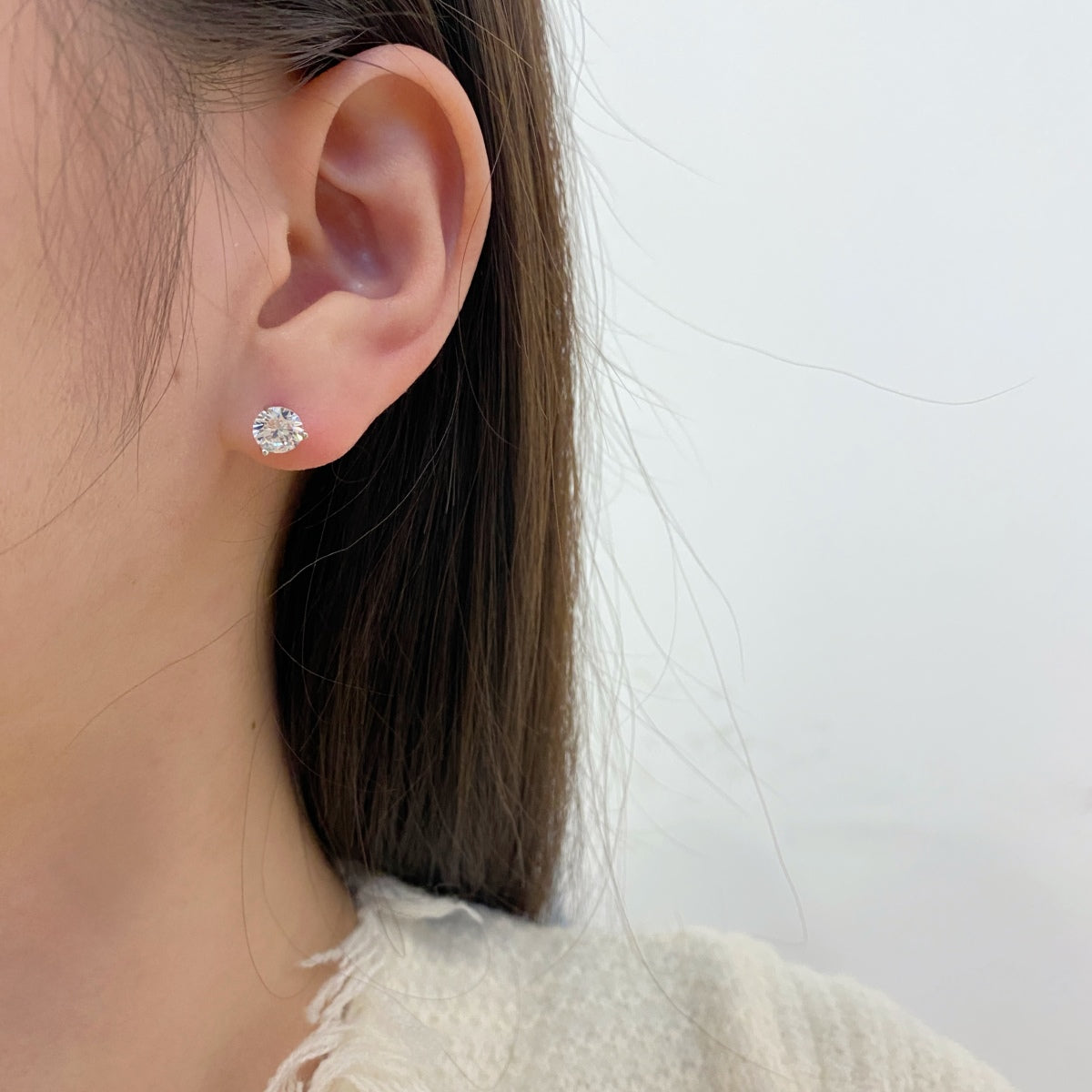 [baslovejewels]Dainty Round Shape Earrings