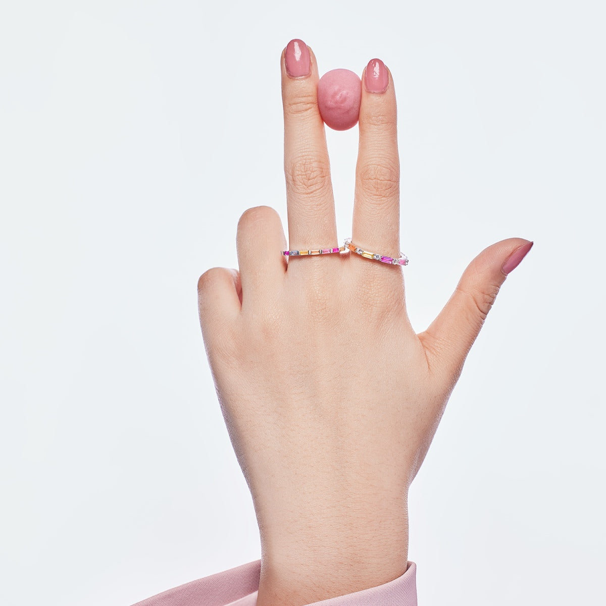 [AURORA]Lively In Shades Elegant Radiant Cut Daily Ring