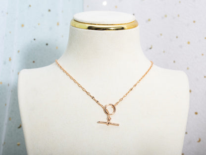 [baslovejewels]ECHAPPEE NECKLACE PINK GOLD