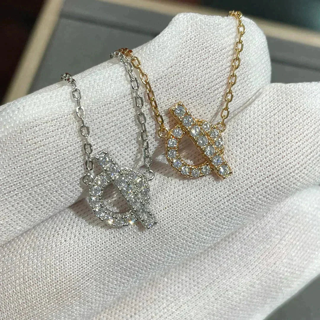 [baslovejewels]ECHAPEE NECKLACE DIAMOND