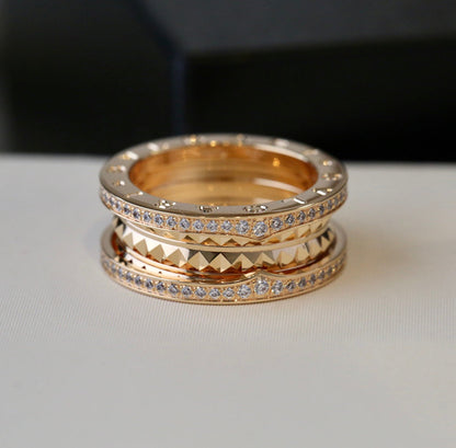 [AURORA]ZERO 1 GOLD DIAMOND RING