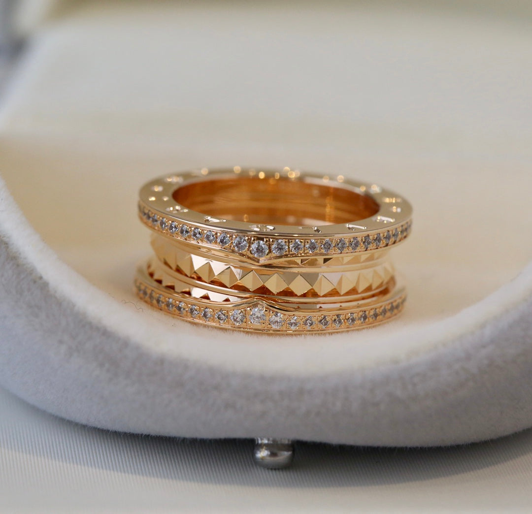 [AURORA]ZERO 1 GOLD DIAMOND RING