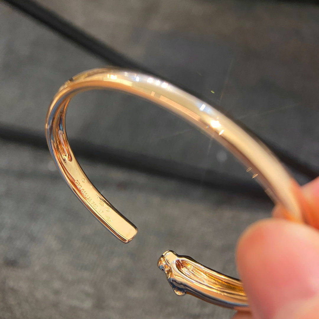[AURORA]PANTHERE GOLD OPEN BRACELET