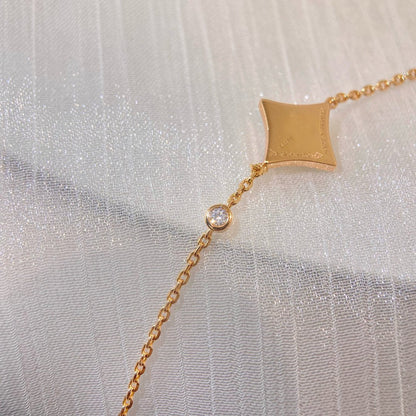 [baslovejewels]COLOR STAR PINK GOLD DIAMOND BRACELET