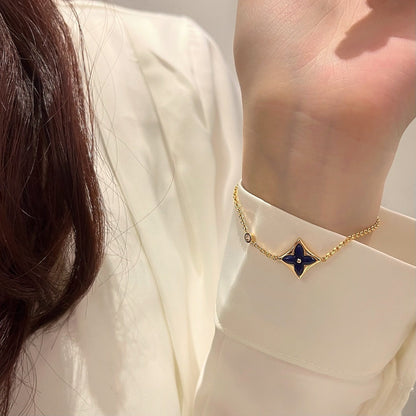 [baslovejewels]COLOR STAR PINK GOLD DIAMOND BRACELET