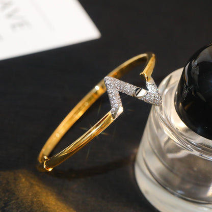 [baslovejewels]VOLTE UPSITE DOWN GOLD DIAMOND BRACELET