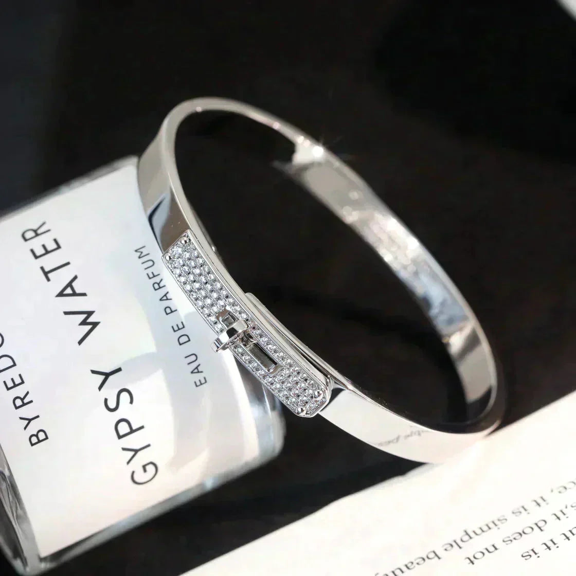 [AURORA]KELLY SILVER DIAMOND BRACELET
