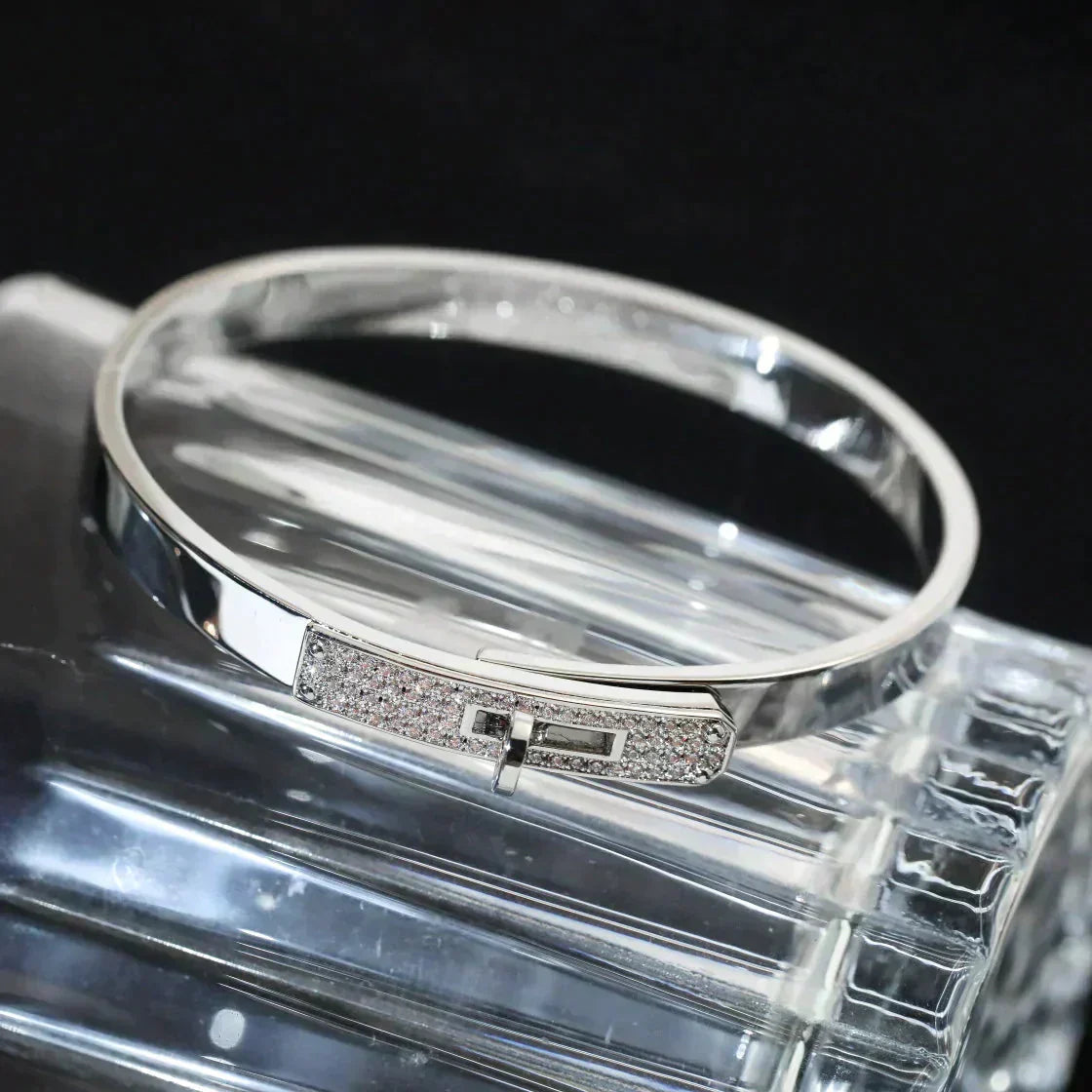 [AURORA]KELLY SILVER DIAMOND BRACELET