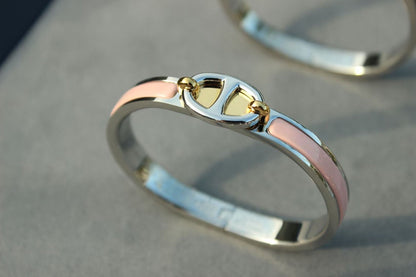[AURORA]CLIC CHAINE SILVER BRACELET