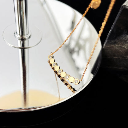 [baslovejewels]BEE MY LOVE DIAMOND NECKLACE