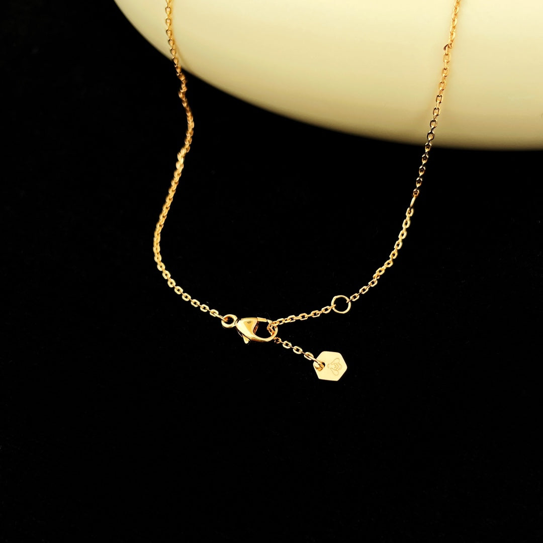 [baslovejewels]BEE MINI PEDANT DIAMOND NECKLACE