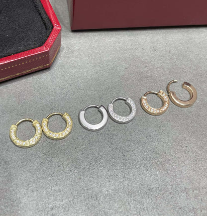 [AURORA]LOVE DIAMOND EARRINGS