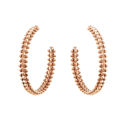 [AURORA]CLASH LARGE HOOP EARRINGS