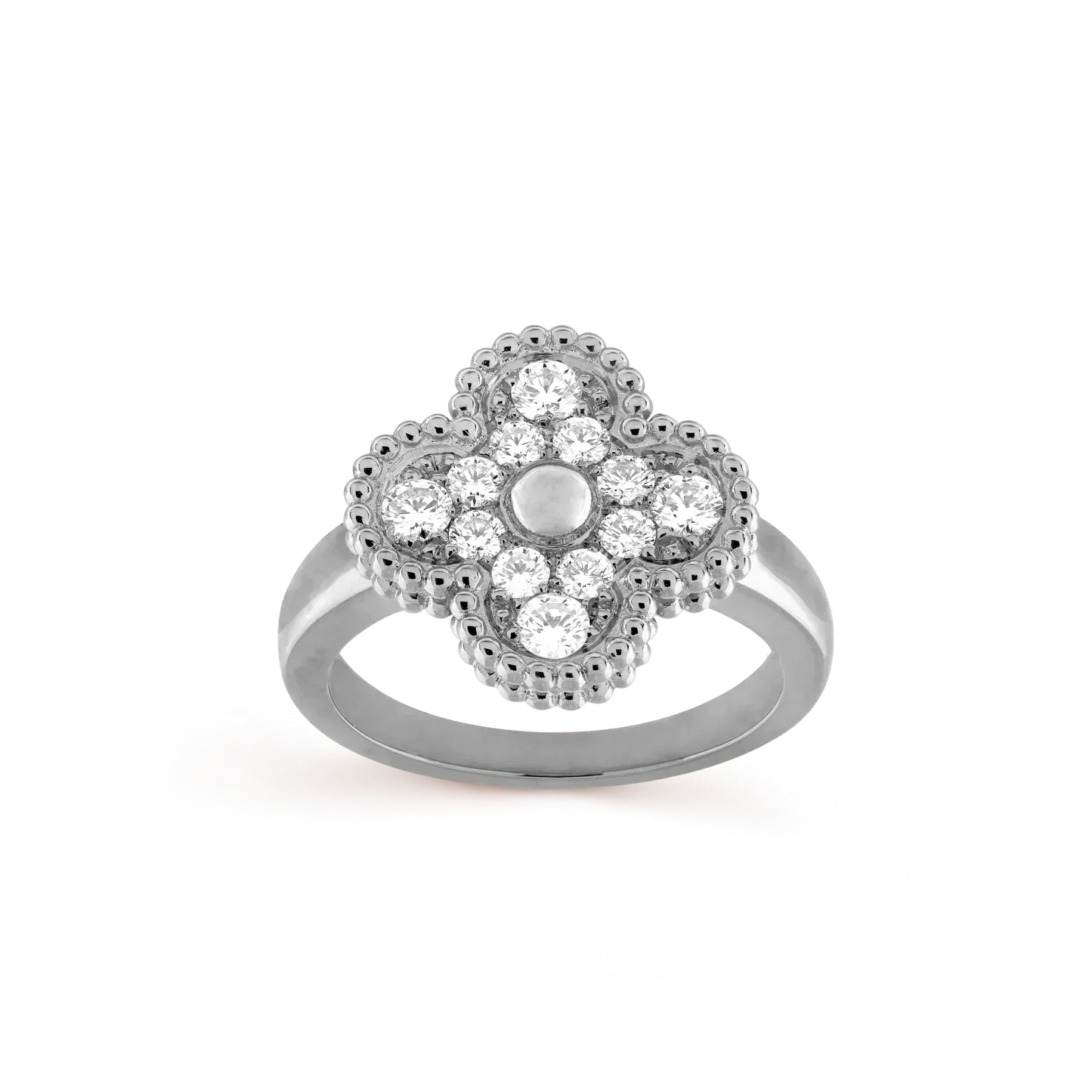 [AURORA]CLOVER DIAMOND RING