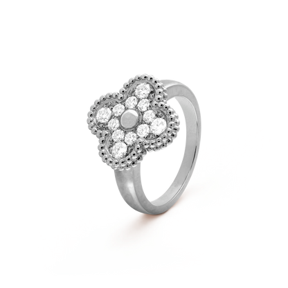 [AURORA]CLOVER DIAMOND RING
