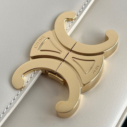 TRIOMPHE 20 WHITE CREAM CALFSKIN