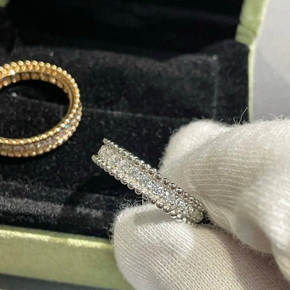 [basloveJW]PERLEE DIAMANT SILBERRING