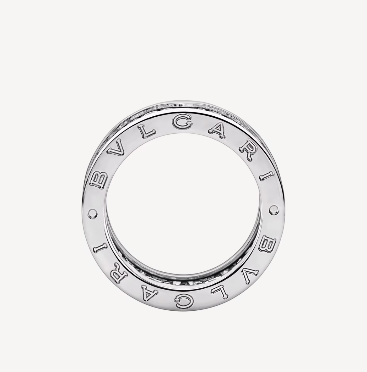 [AURORA]ZERO 1 WITH PAVED DIAMONDS ON THE SPIRAL RING