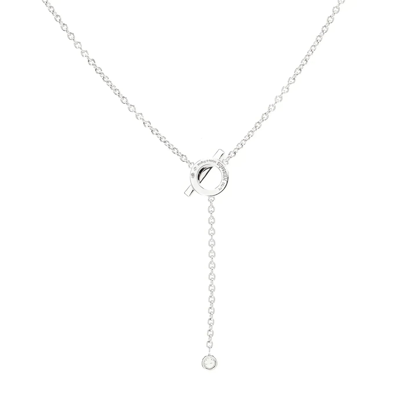 [baslovejewels]FINESSE SILVER DIAMOND NECKLACE