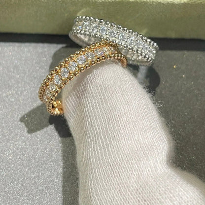 [basloveJW]PERLEE DIAMANT SILBERRING