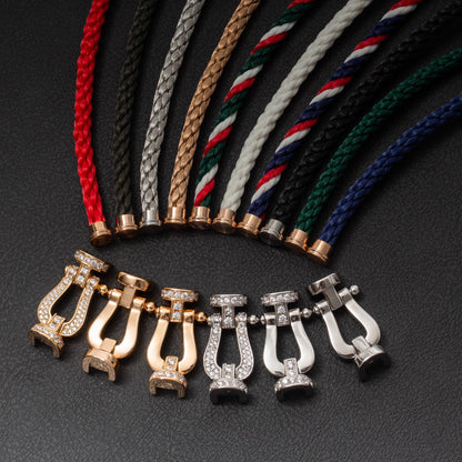 [AURORA]FORCE GROSSES HUFEISENARMBAND OHNE DIAMANT ROSÉGOLD