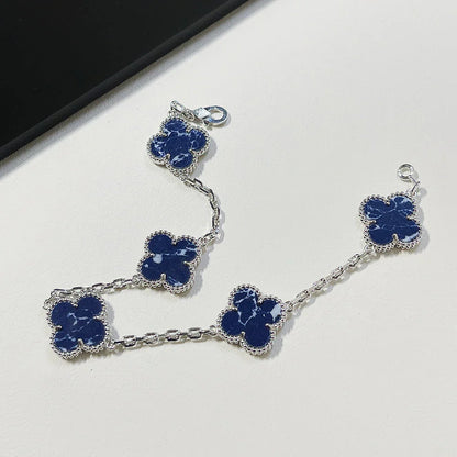 [AURORA]CLOVER 5 MOTIF PIETERSITE BRACELET COLLECTION