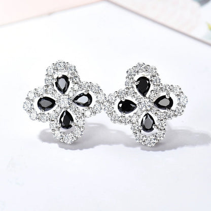 [baslovejewels]LOOP EARRINGS FULL MOTIF DIAMOND 16MM