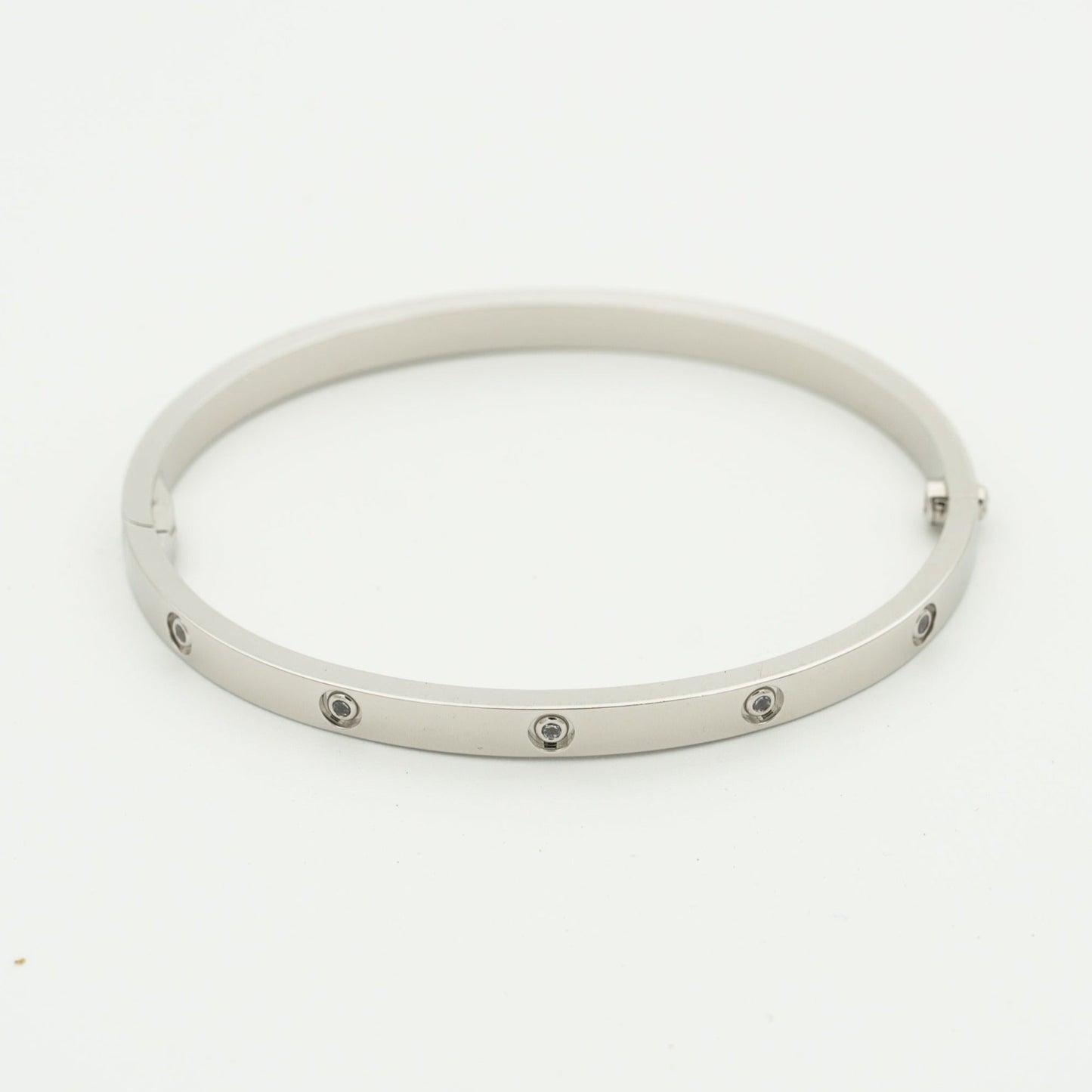 [オーロラ]ラブブレスレット 3.65mm 10ダイヤモンド