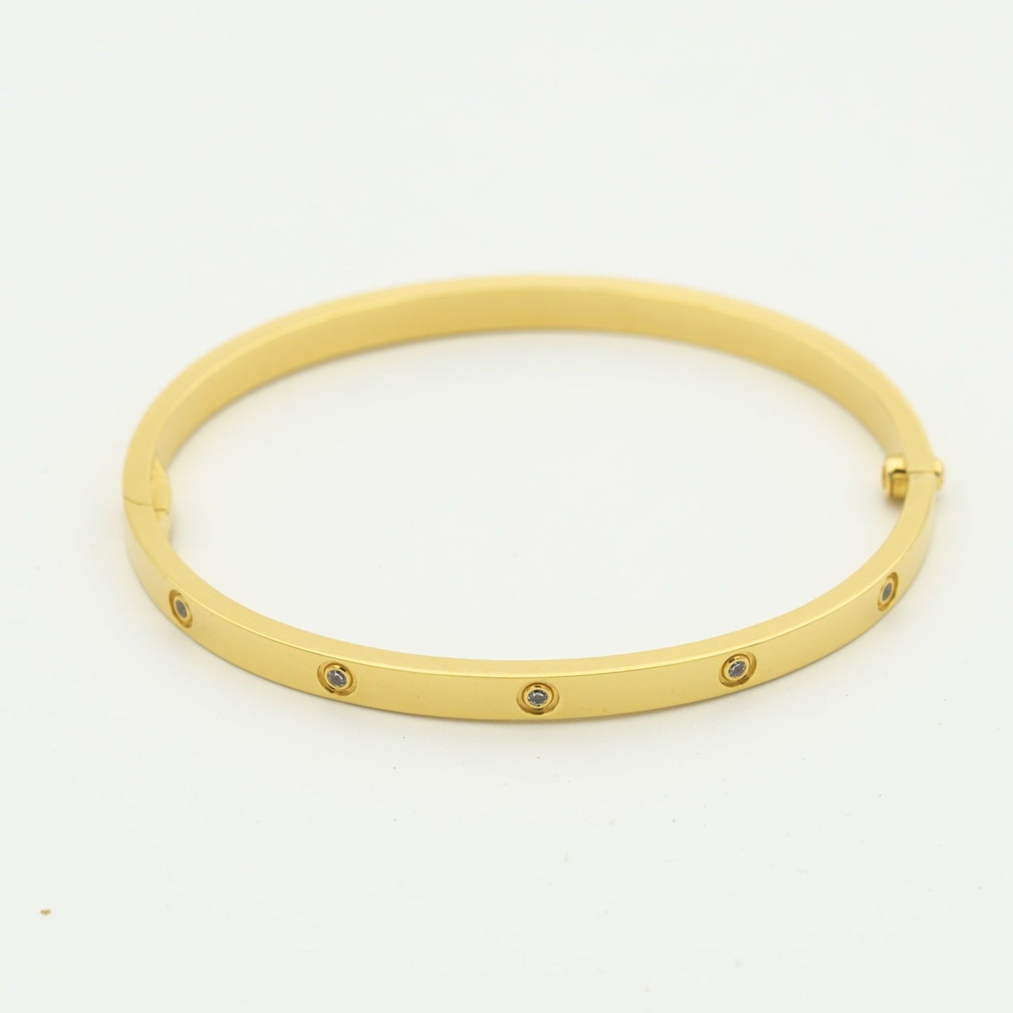 [オーロラ]ラブブレスレット 3.65mm 10ダイヤモンド
