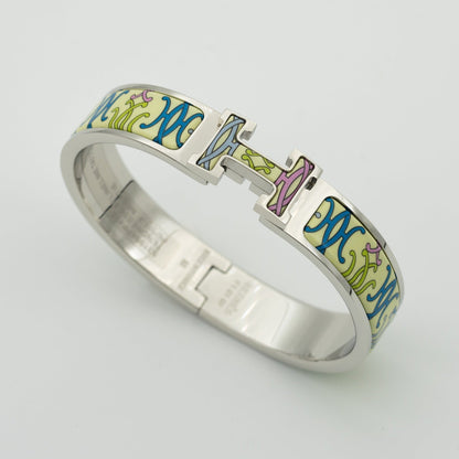 [baslovejewels]H BRACELET BEIGE MULTICOLOR