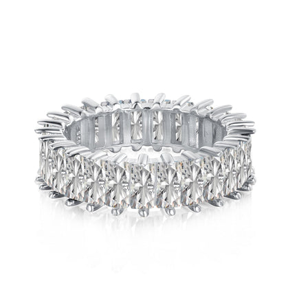 [AURORA]Unique Colorful Radiant Cut RIng
