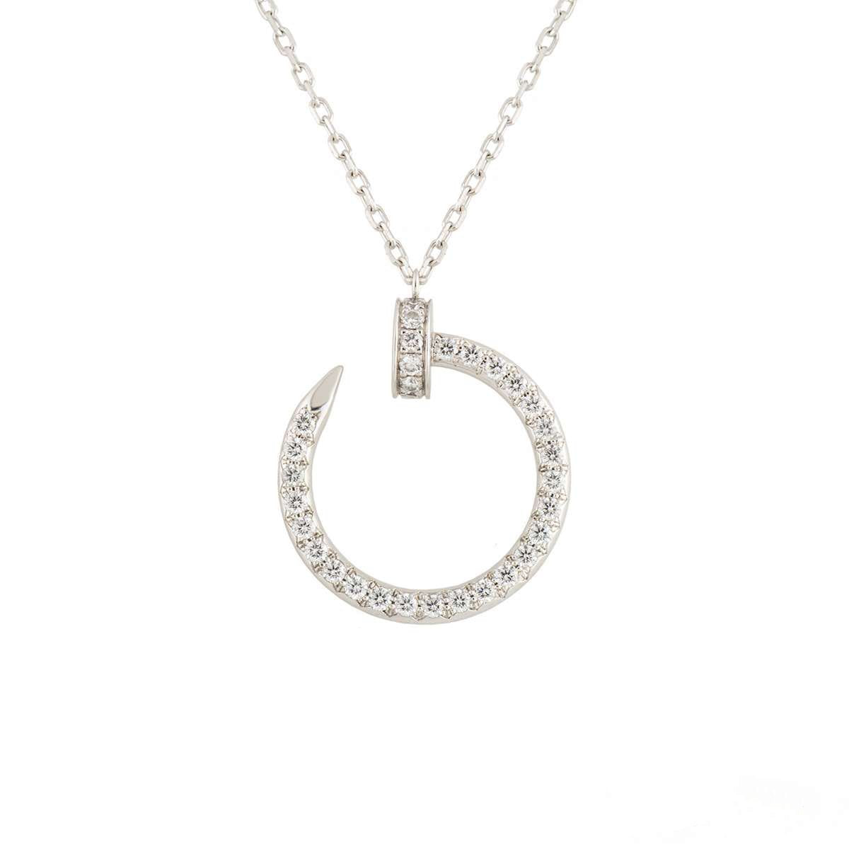 [AURORA]JUSTE ネックレス シルバー ダイヤモンド