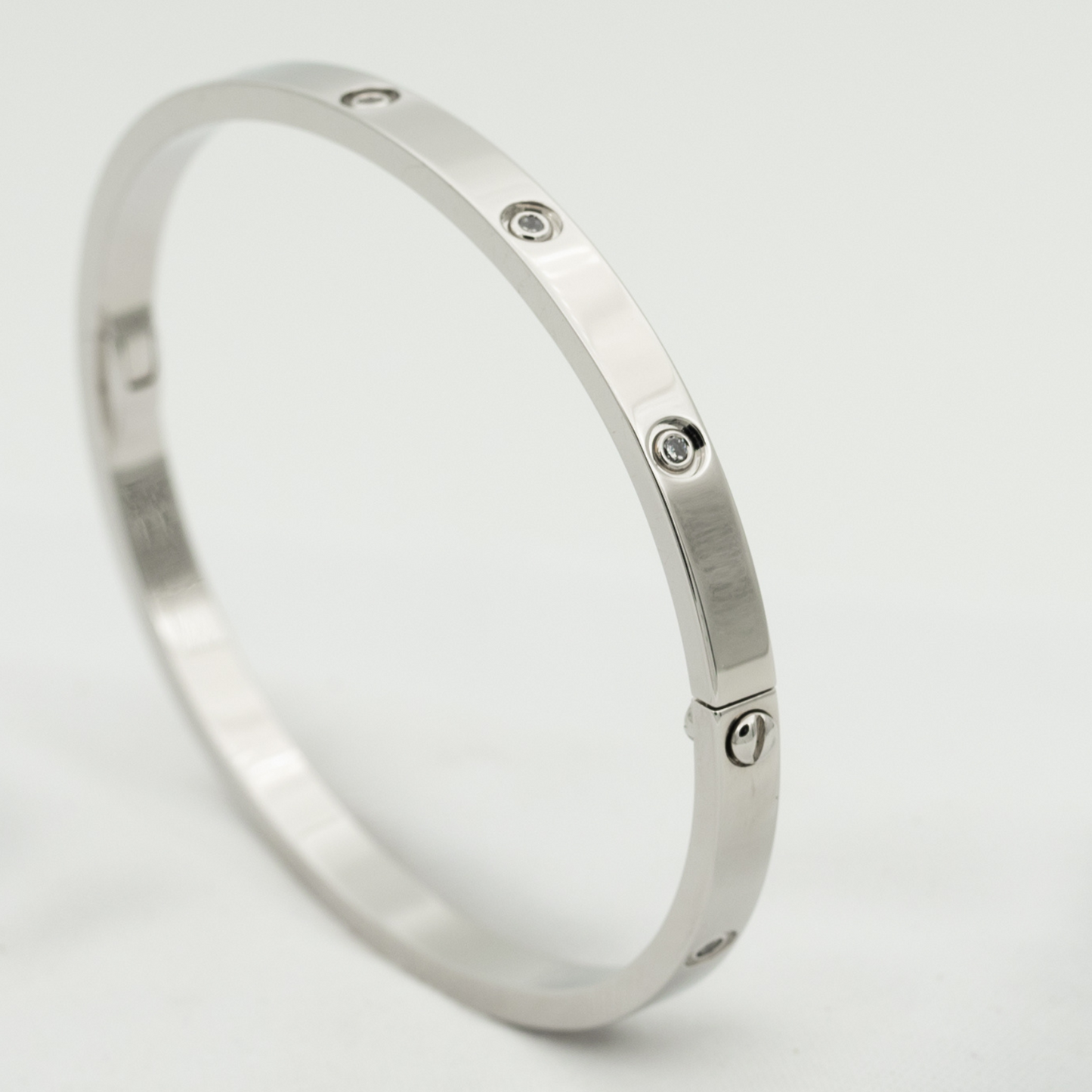 [オーロラ]ラブブレスレット 3.65mm 10ダイヤモンド