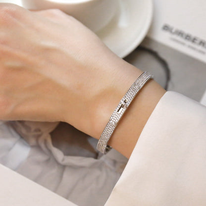 [baslovejewels]KELLY BRACELET DIAMOND PAVED