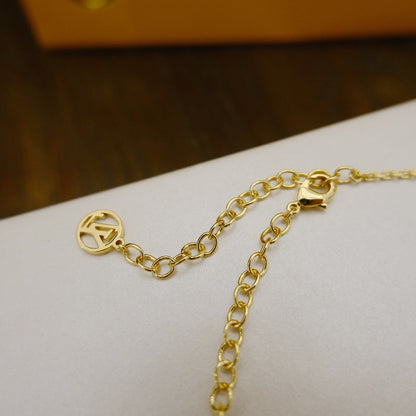 [baslovejewels]BLOOMING SUPPLE NECKLACE BRASS