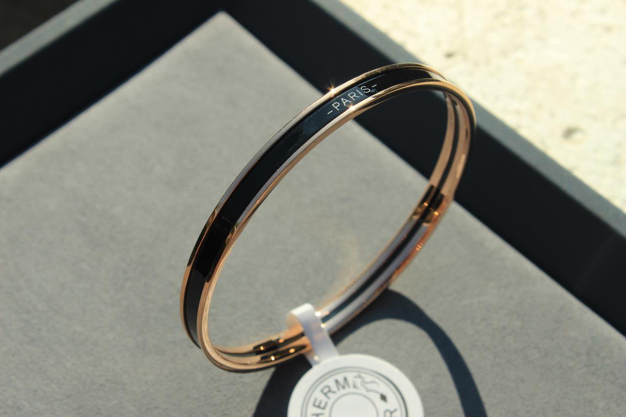 [baslovejewels]HM UNI BANGLE BAG PINK GOLD